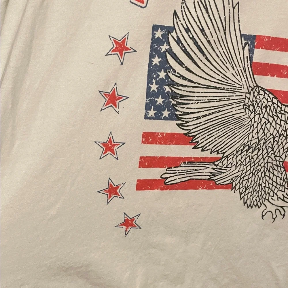 Easel Freedom Graphic Tee with Eagle Design - Picture 7 of 14